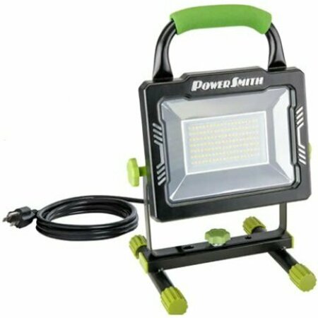 POWERSMITH Work Light, 120 V, 85 W, 1-Lamp, LED Lamp, 10,000 Lumens, 5000 K Color Temp PWLS100H